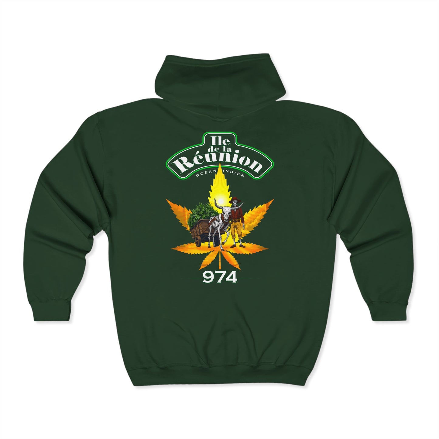 Ile de la Réunion 974 - Charette Zamal - C25 - Sweatshirt