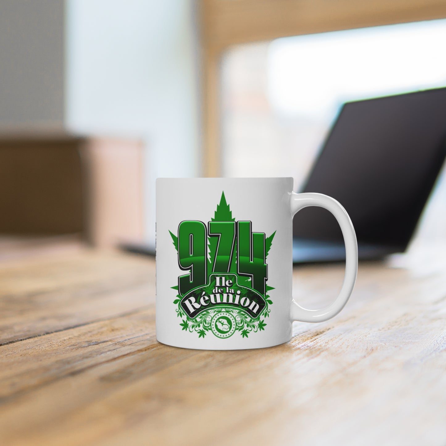 Mug Ile de la Réunion 974 - Zamal C25 B