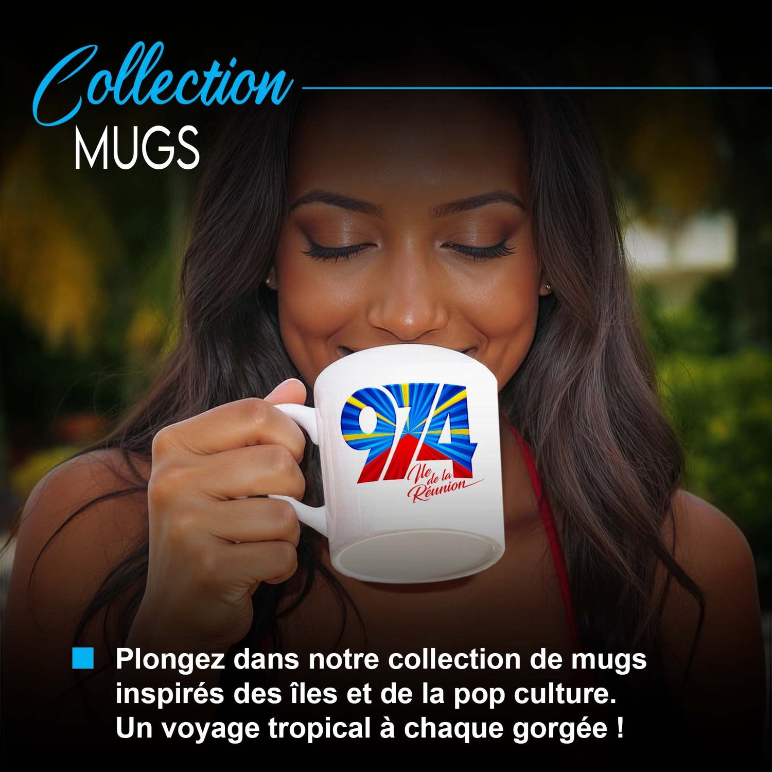 Collection de mugs 974 & pop culture