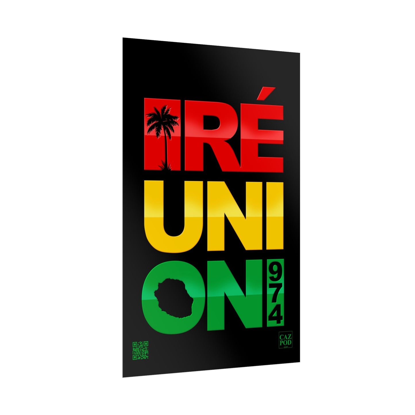 Poster Reunion 974 Rasta