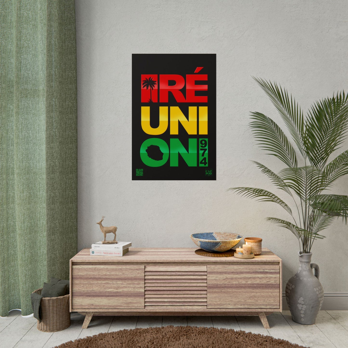 Poster Reunion 974 Rasta