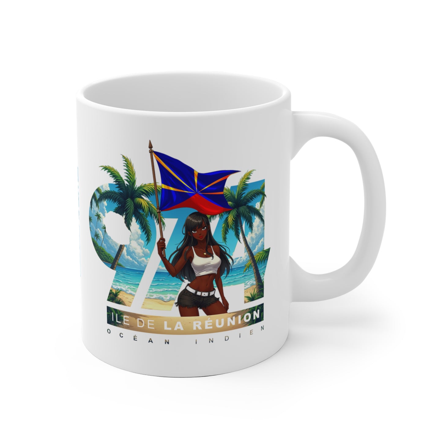 Mug 974 Ile de la Réunion - Kafrine C25