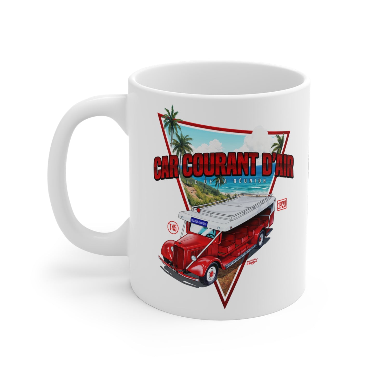Mug Car Courant d'air - Ile de la Réunion
