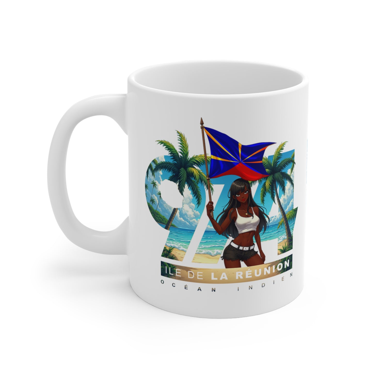 Mug 974 Ile de la Réunion - Kafrine C25