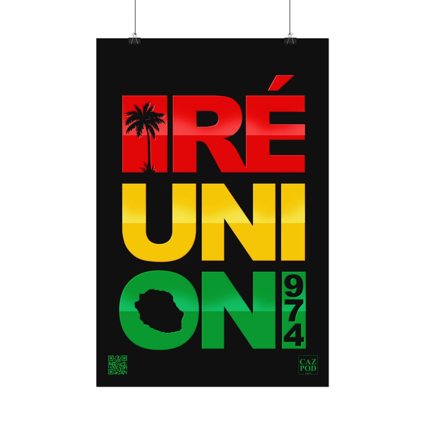 Poster Reunion 974 Rasta