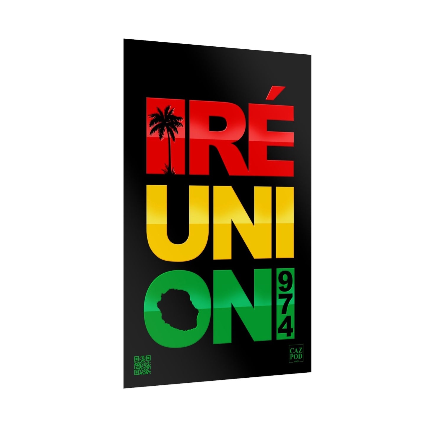 Poster Reunion 974 Rasta