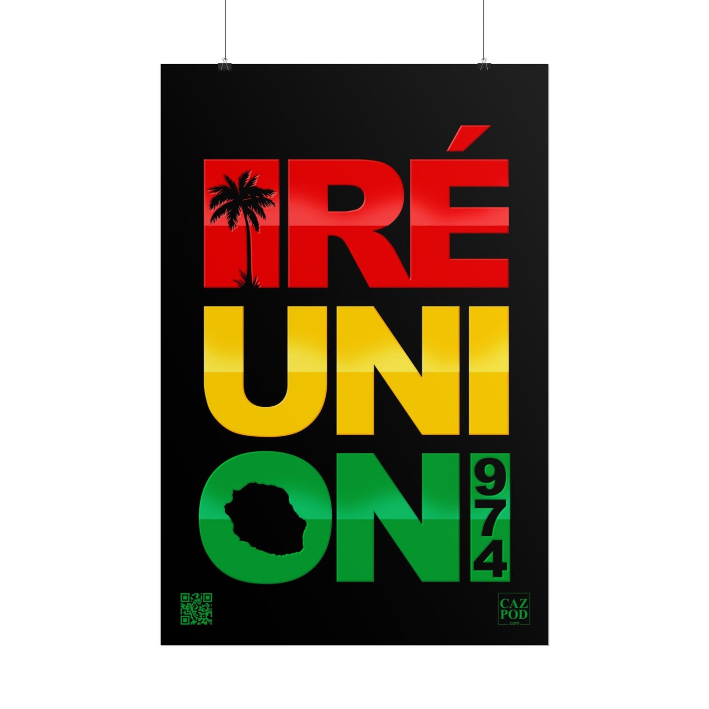 Poster Reunion 974 Rasta