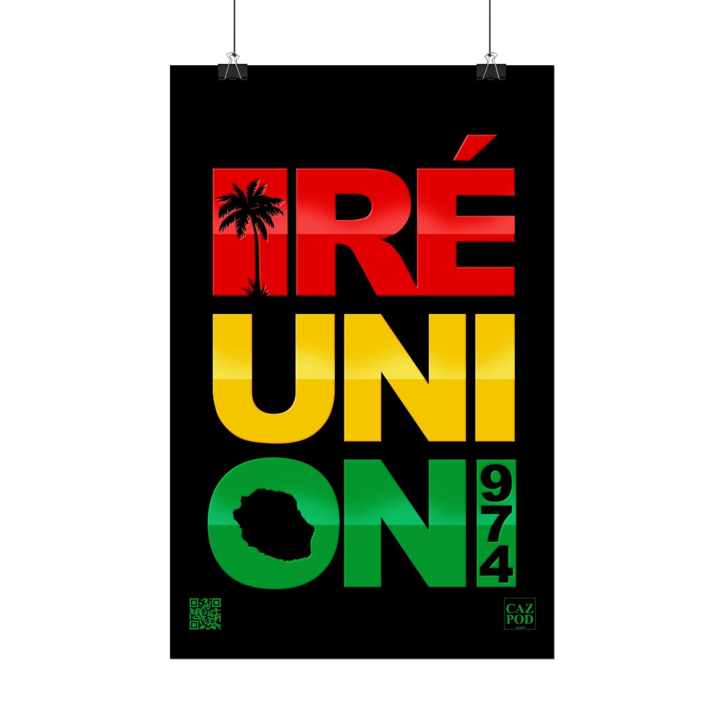 Poster Reunion 974 Rasta