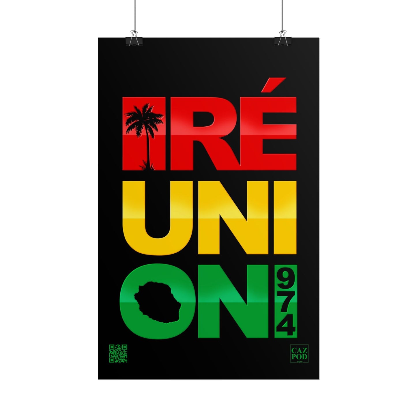 Poster Reunion 974 Rasta