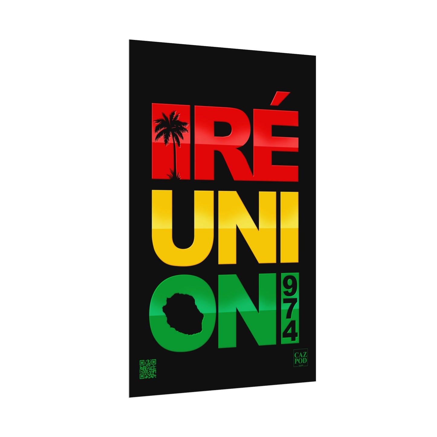 Poster Reunion 974 Rasta