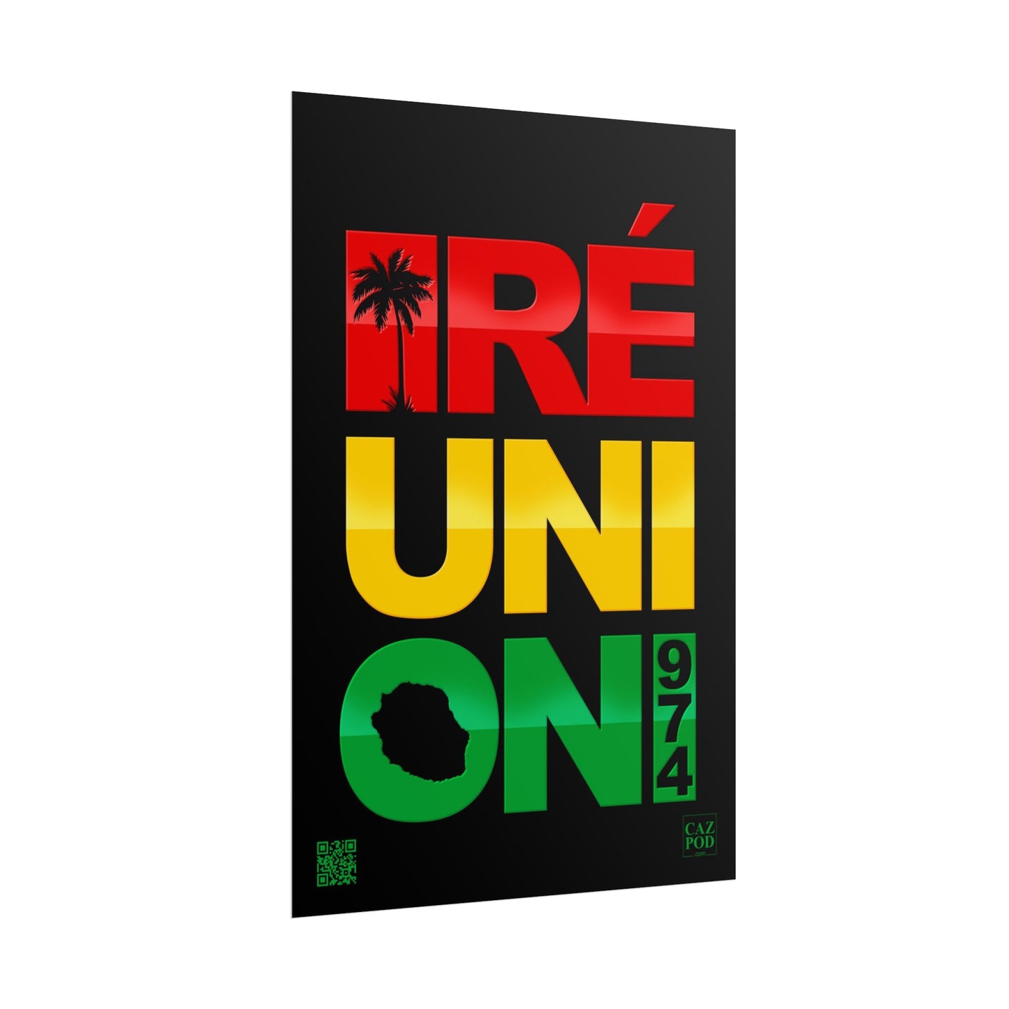 Poster Reunion 974 Rasta