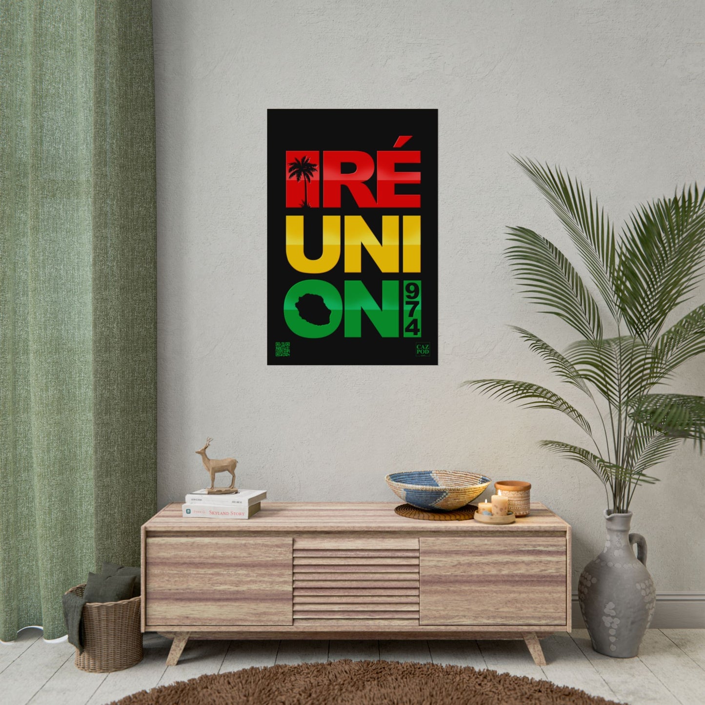 Poster Reunion 974 Rasta