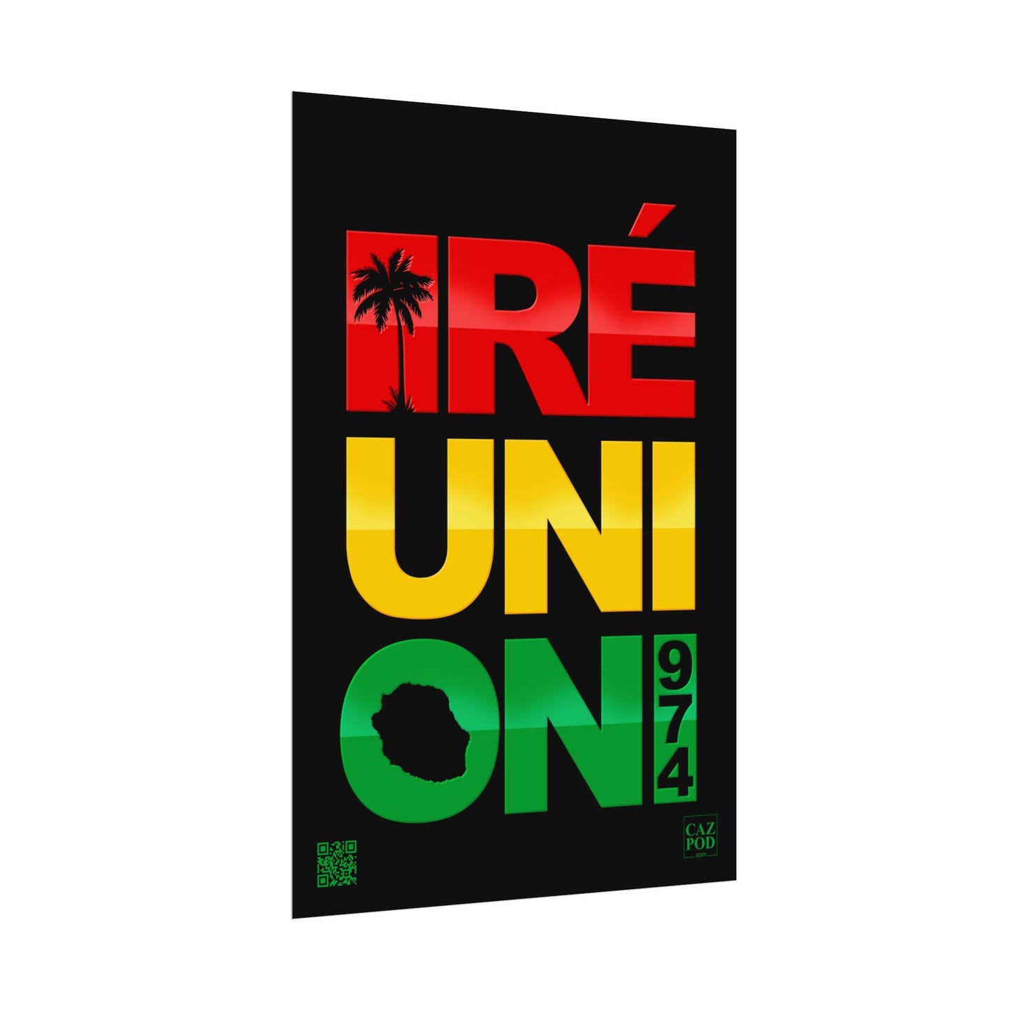 Poster Reunion 974 Rasta