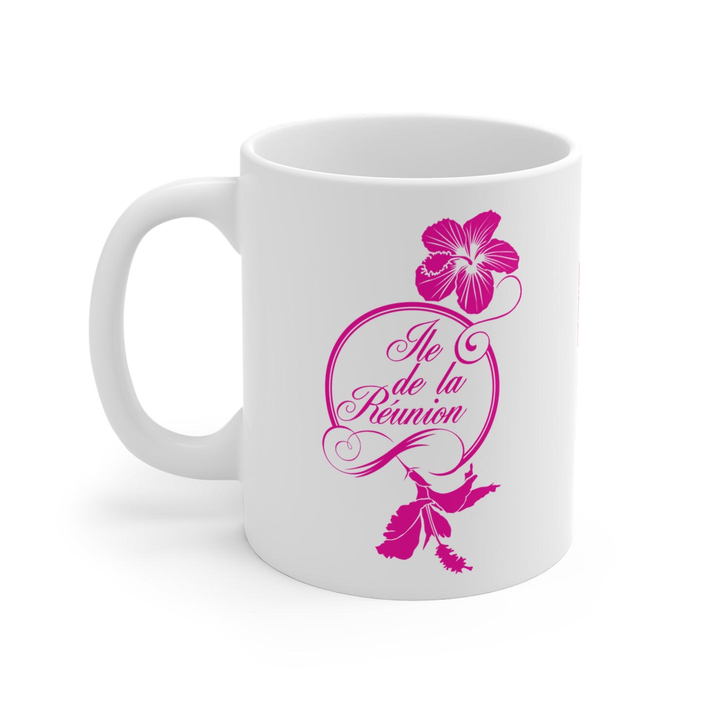 Mug 974 Hibiscus fuchsia