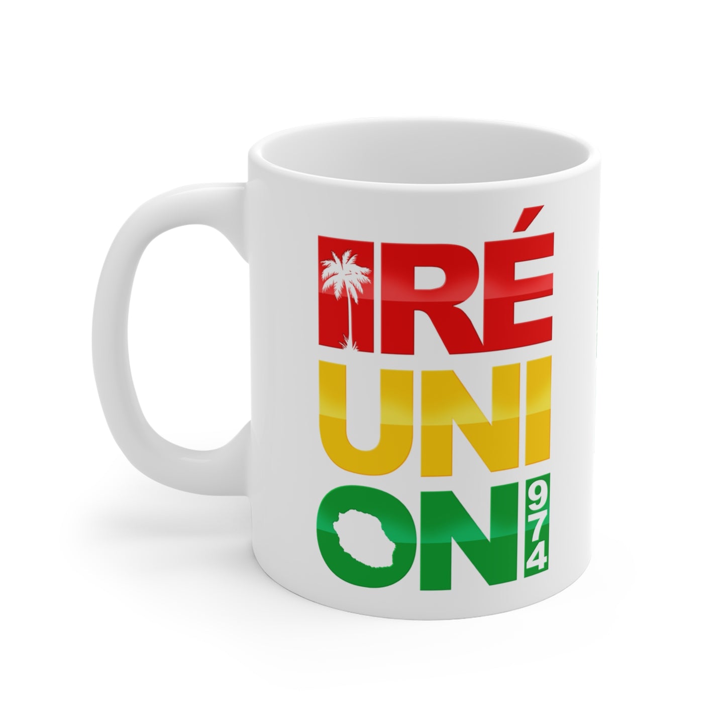 Mug Reunion 974 Rasta color