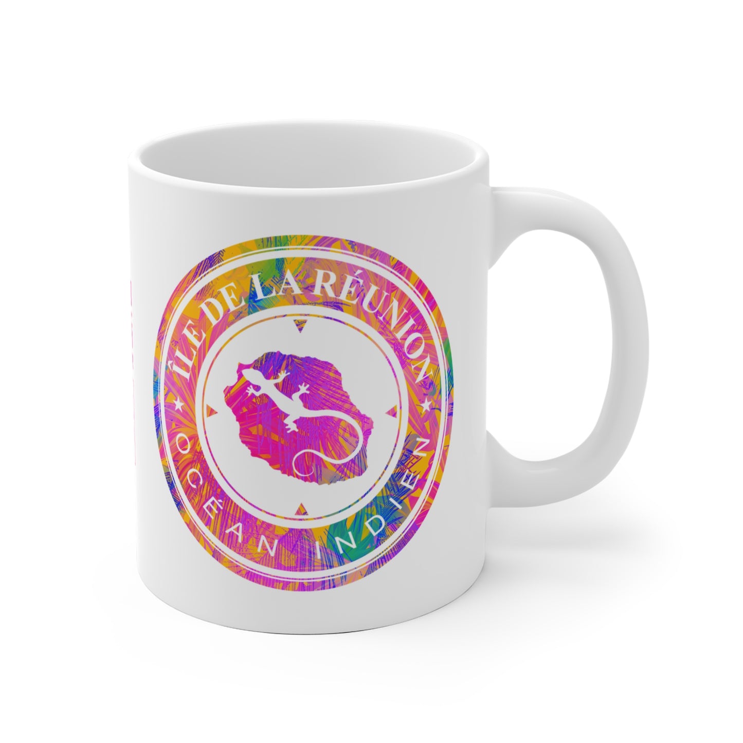 Mug 974 Margouillat  Tropical day