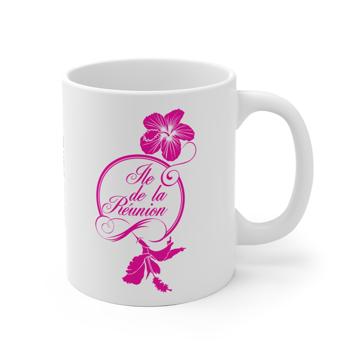 Mug 974 Hibiscus fuchsia