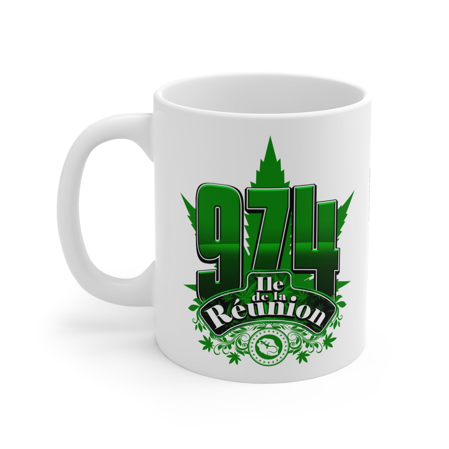 Mug Ile de la Réunion 974 - Zamal C25 B