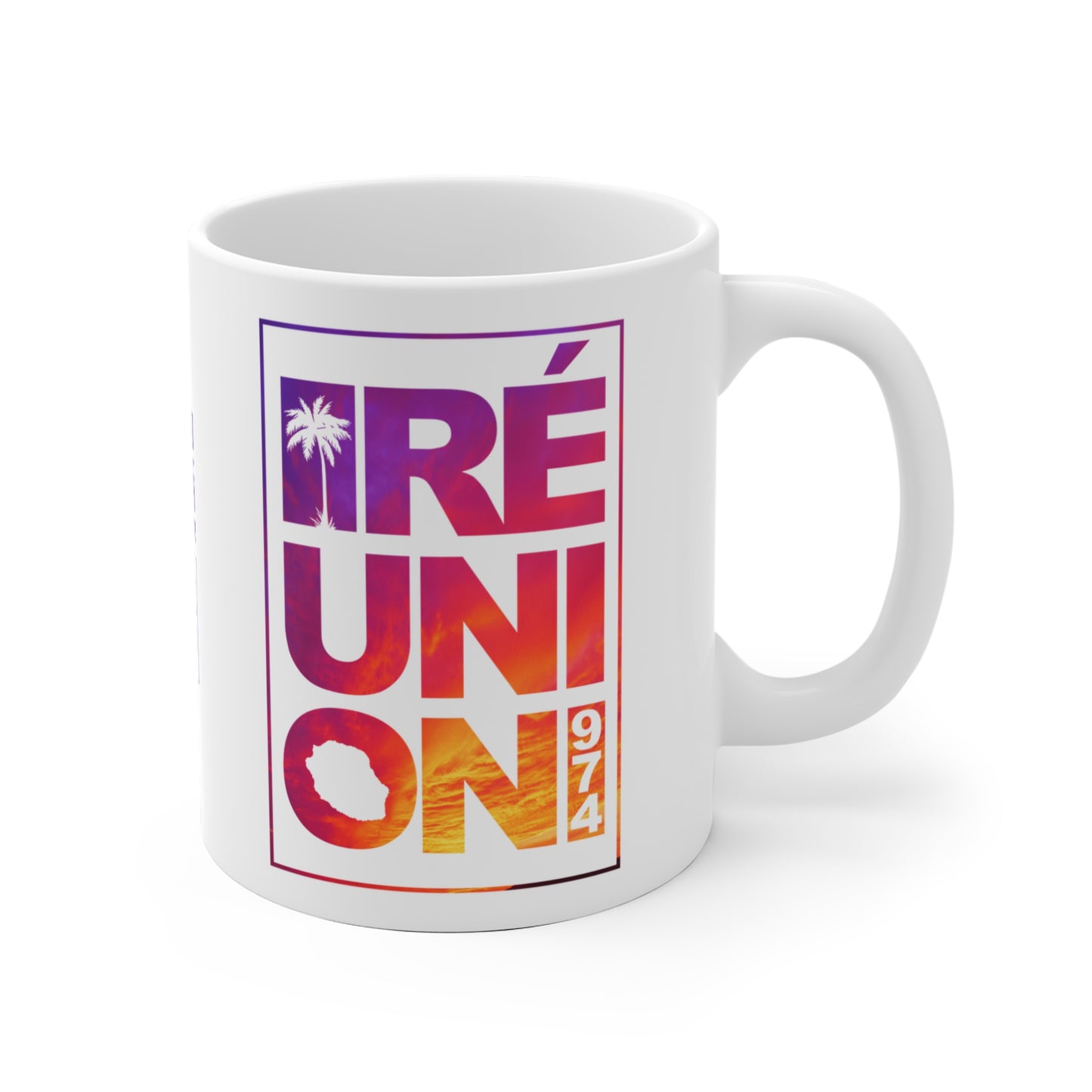 Mug 974 Ile de la Réunion Sunset