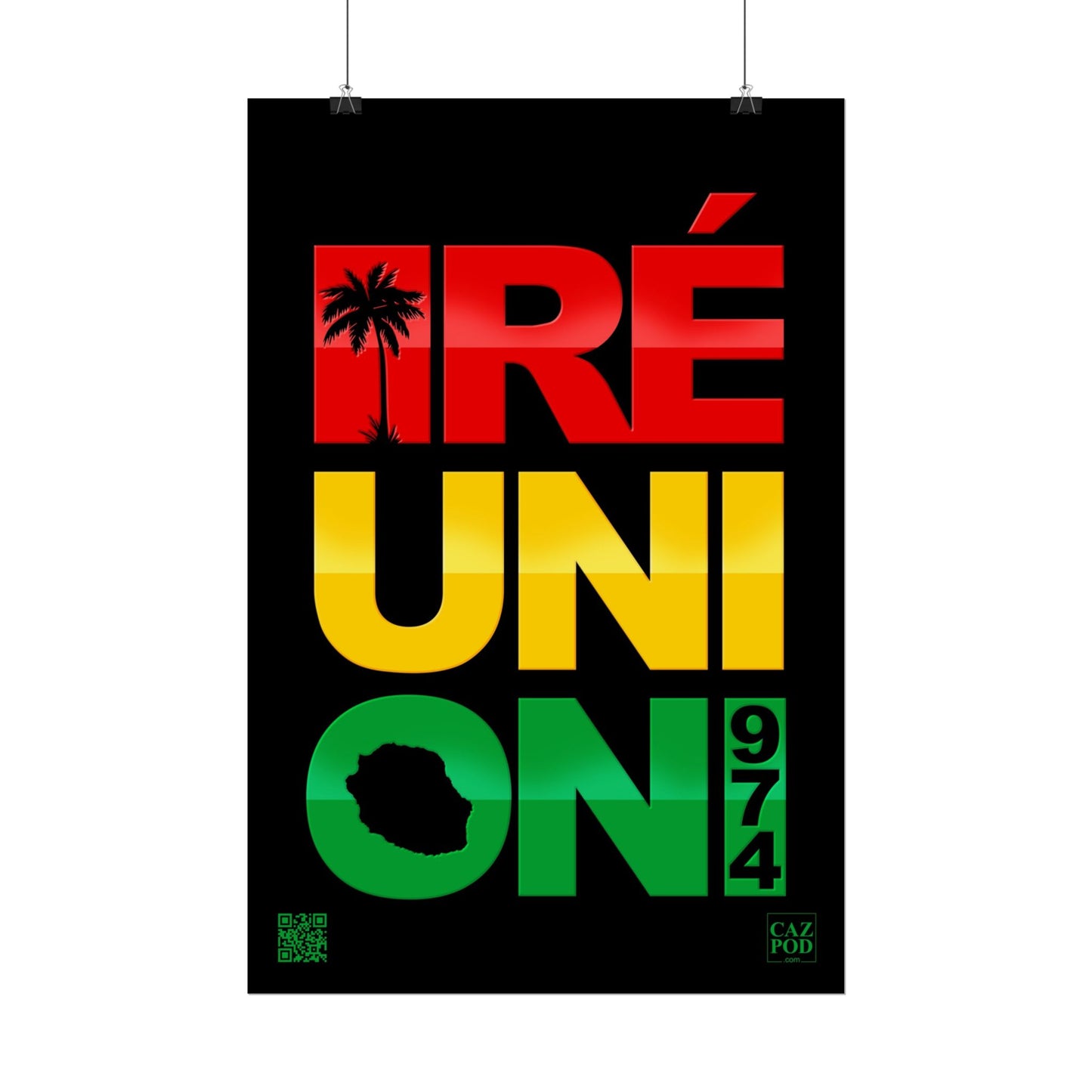 Poster Reunion 974 Rasta