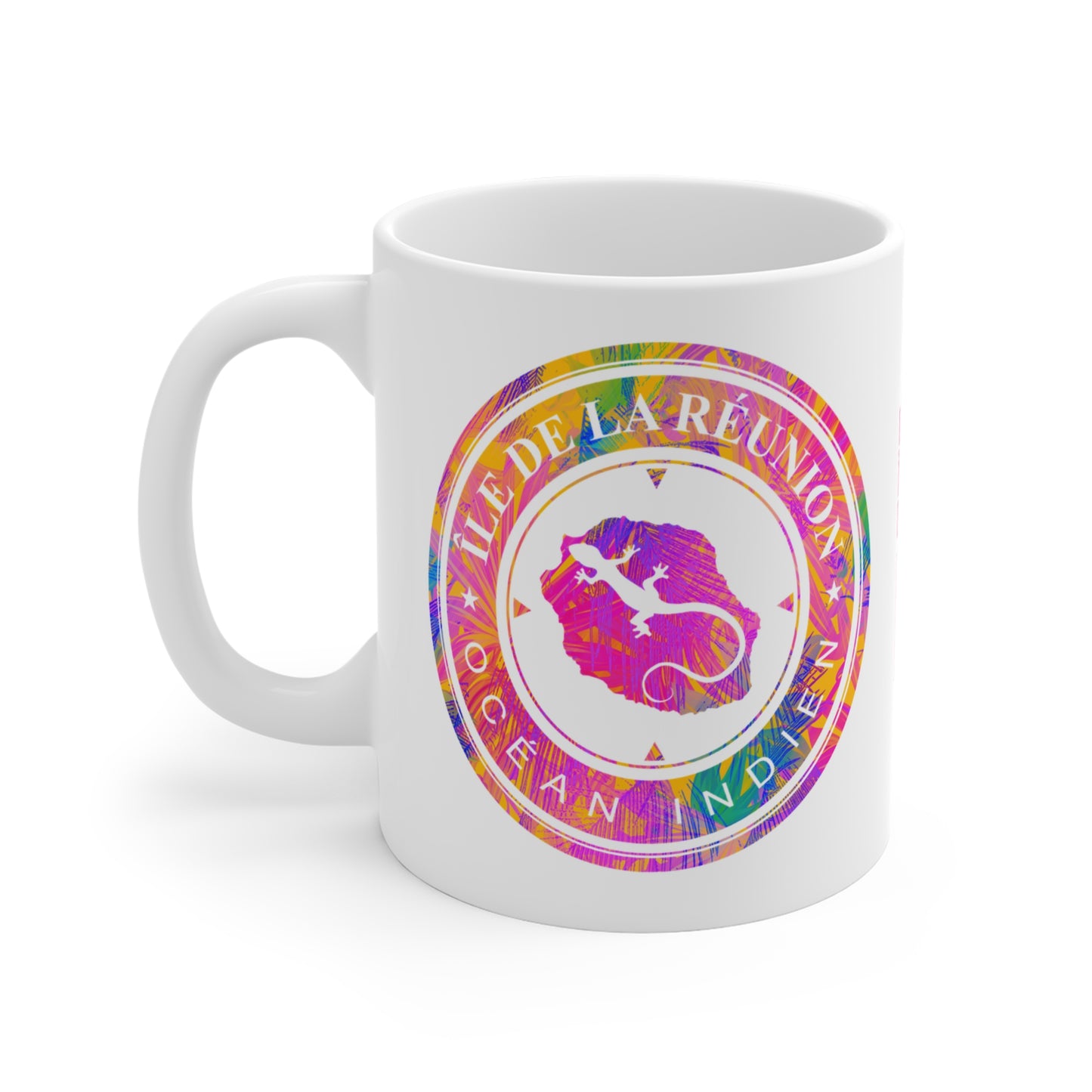 Mug 974 Margouillat  Tropical day